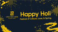 Holi Celebration Facebook Event Cover Design