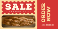 Cinnamon Rolls Sale Twitter Post Design
