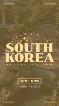 Travel to Korea Instagram Story Design