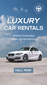 Designer Car Rental Instagram Story Design