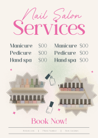 To Nails And Beyond Flyer Design