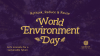 Environment Innovation Facebook Event Cover Design