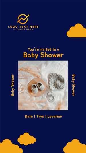 Baby Shower Invitation Facebook story Image Preview