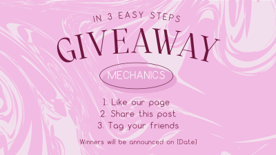 Easy Giveaway Mechanics Facebook event cover Image Preview