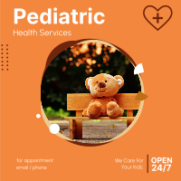 Pediatric Health Services Instagram Post Design