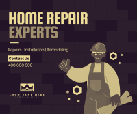 Home Repair Experts Facebook Post Design