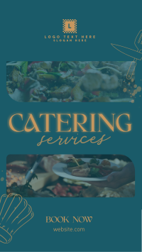 Savory Catering Services YouTube Short Design
