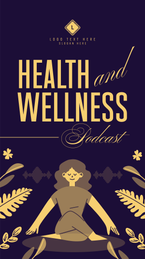 Health & Wellness Podcast Instagram story Image Preview