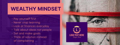 Wealthy Mindset Facebook cover Image Preview
