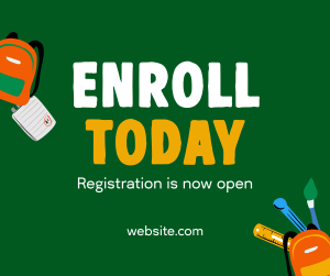 Enrollment Is Now Ongoing Facebook post Image Preview