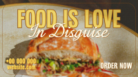 Food Love Quote Video Preview