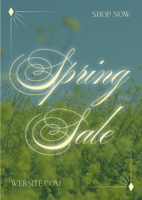 Spring Sale Poster Design
