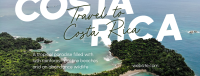 Travel To Costa Rica Facebook Cover Design