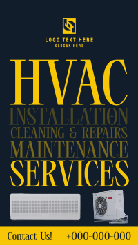 Editorial HVAC Service TikTok video Image Preview
