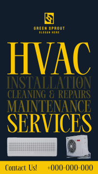 Editorial HVAC Service TikTok Video Image Preview