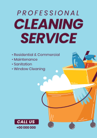 Cleaning Professionals Poster Design