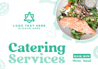 Satisfying Catering Postcard Preview