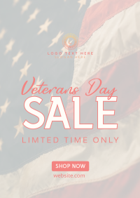 Veterans Medallion Sale Poster Design