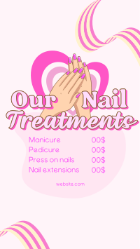Nail Treatments List Instagram Story Image Preview