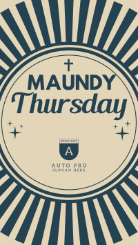 Maundy Thursday Holy Thursday Instagram story Image Preview