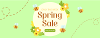Spring Bee Sale Facebook Cover Design