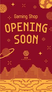 Pixel Space Shop Opening Instagram story Image Preview