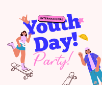 Youth Party Facebook Post Design