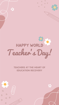 Teacher's Day Instagram Story Design
