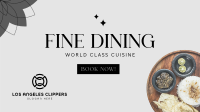 Fine Dining Facebook Event Cover Design