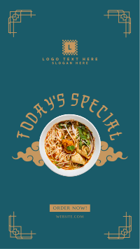 Oriental Cuisine Instagram Story Design