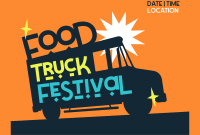 Food Truck Festival Pinterest board cover Image Preview