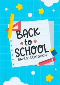 Back To School Greetings Flyer Design