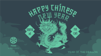 Chinese Dragon Year Facebook Event Cover Design