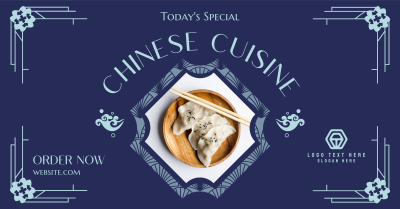 Chinese Cuisine Special Facebook ad Image Preview