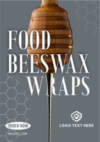 Natural Beeswax  Flyer Design