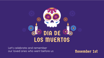 Dai De Los Muertos Facebook event cover Image Preview