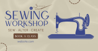 Sewing Workshop Facebook Ad Preview