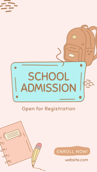 Kiddie School Admission Instagram story Image Preview