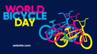 World Bicycle Day CMYK Facebook Event Cover Design
