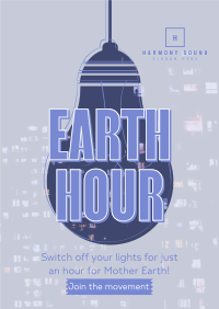 Earth Hour Light Bulb Flyer Image Preview