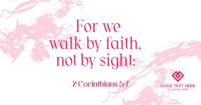 Walk by Faith Facebook ad Image Preview