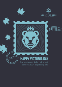 Victoria Day Bear Stamp Flyer Image Preview