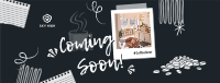 Polaroid Cafe Coming Soon Facebook cover Image Preview