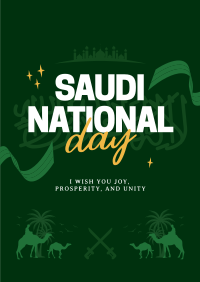 Saudi National Day Poster Image Preview