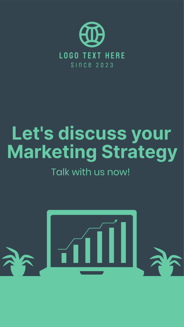 Discussing Marketing Strategy Instagram Story Design Image Preview