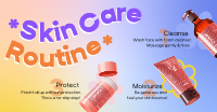 Skin Care Routine Facebook Ad Preview