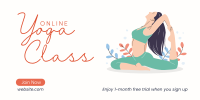 Online Yoga Class Twitter post Image Preview