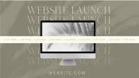 Minimalist Website Launch Video Preview