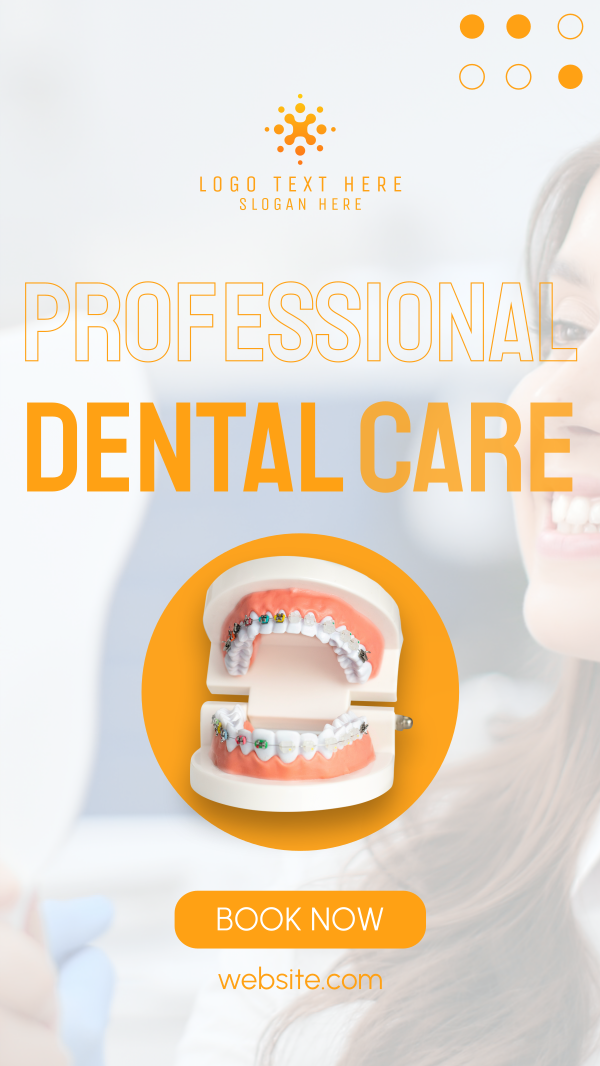 Dental Care Facebook Story Design Image Preview