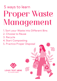 Proper Waste Management Flyer Design